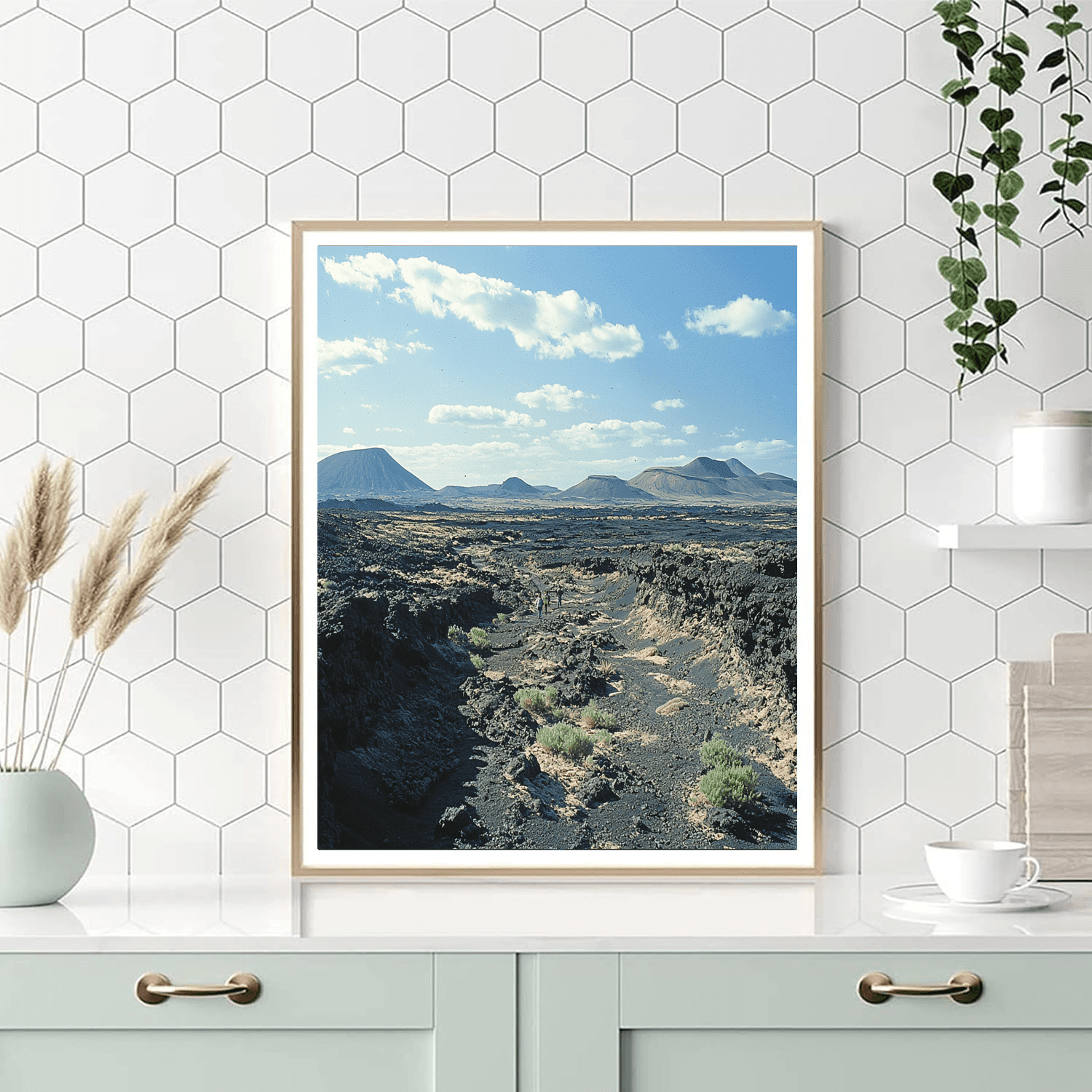 Lava Fields - Lanzarote, Spain Paint By Numbers Kits