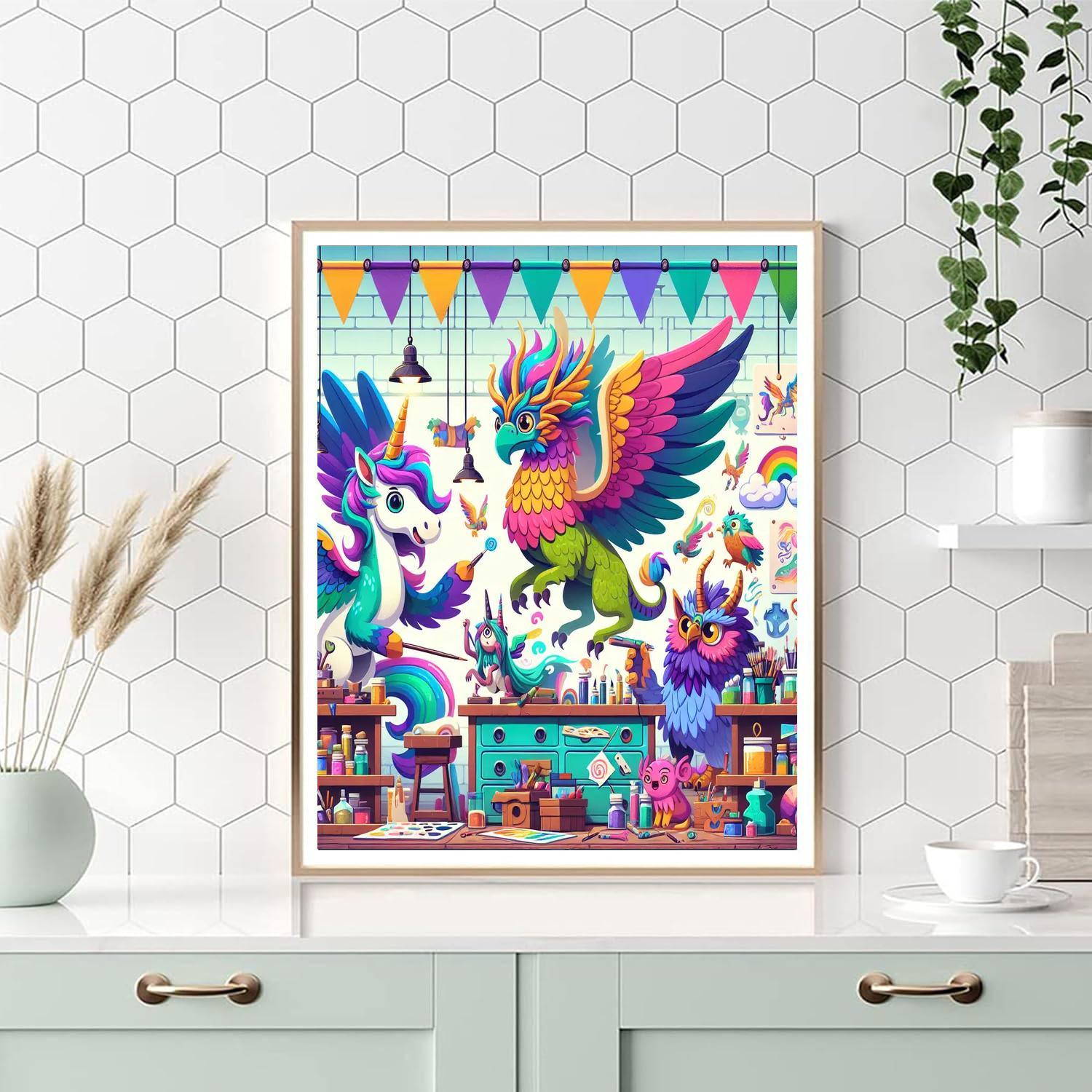 Fantasy Creature Workshop Painting By Numbers Kit