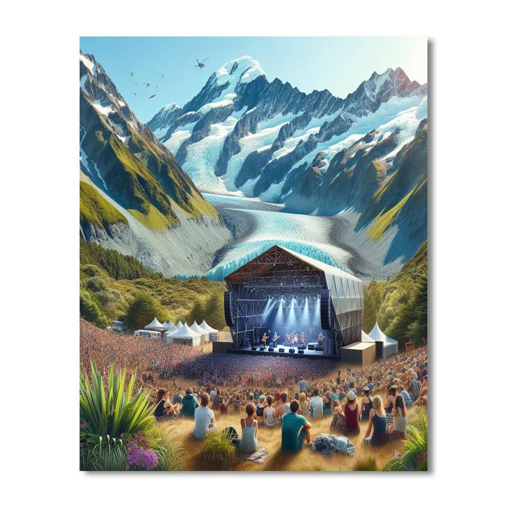 Glacier Music Festival - Franz Josef Paint By Numbers Kits