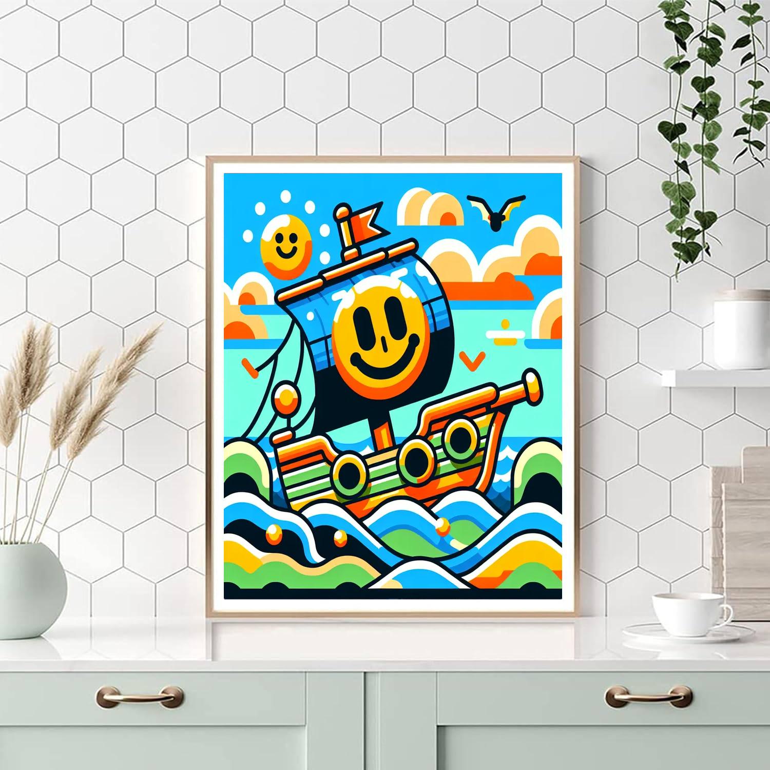 Pirate Quest DIY Paint By Numbers