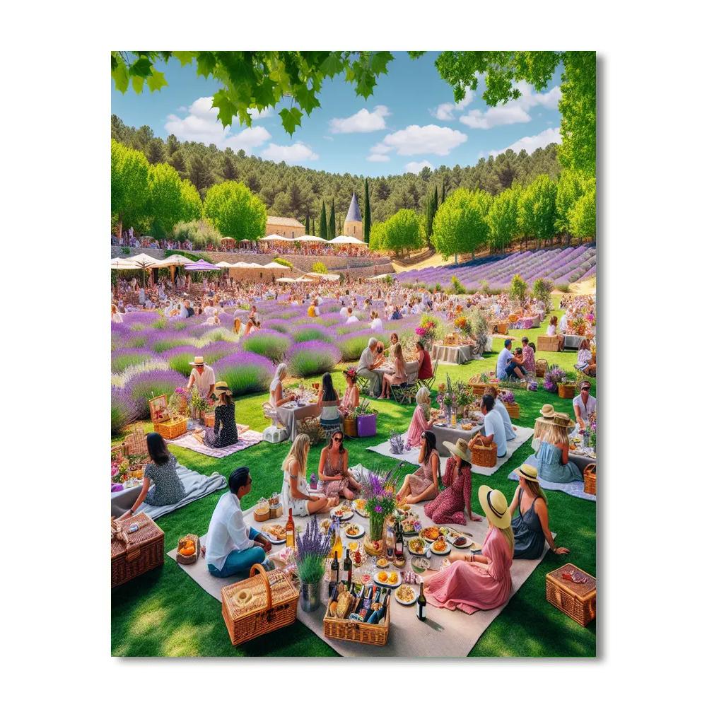 Piknik De Provence Paint By Numbers