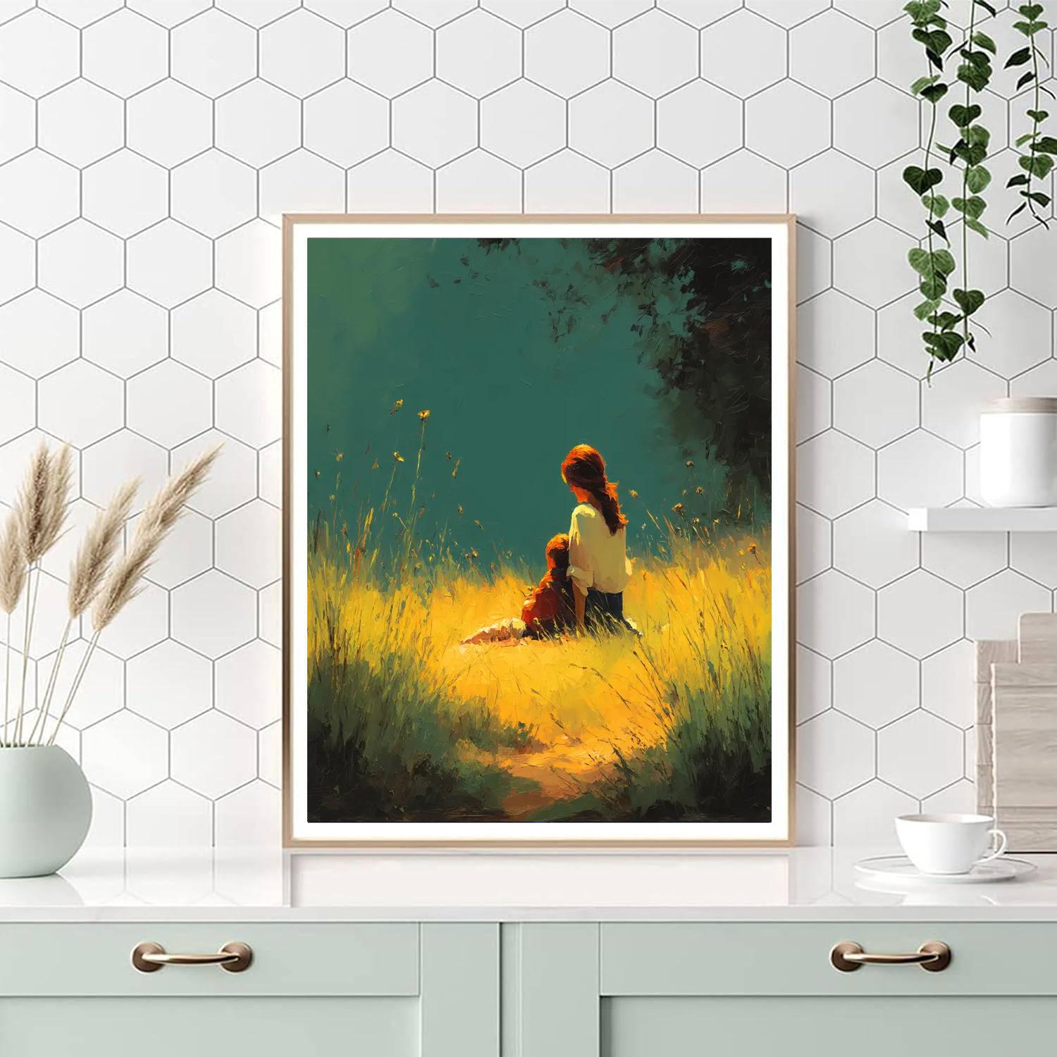 Whispering Winds Of Love Number Painting