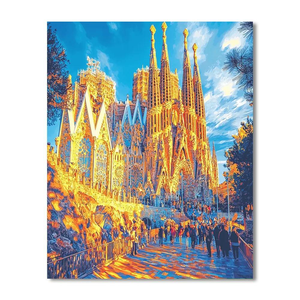 La Sagrada Familia Paint By Numbers