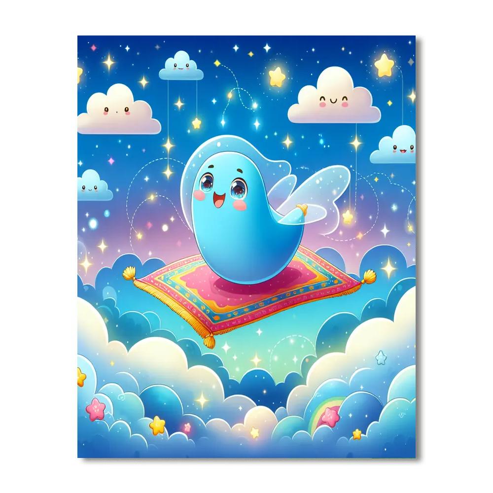 Magic Carpet Paint By Numbers Art