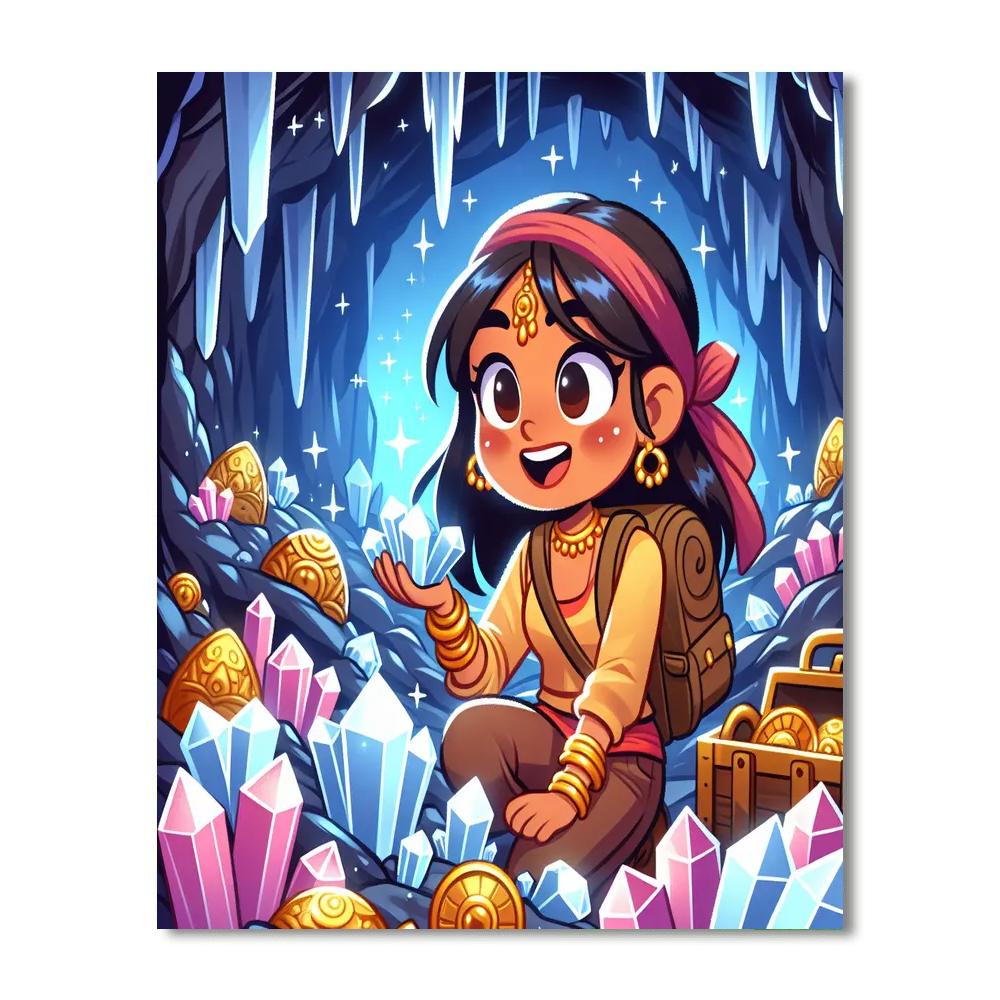 Mystic Cave Discovery Painting Number Kit