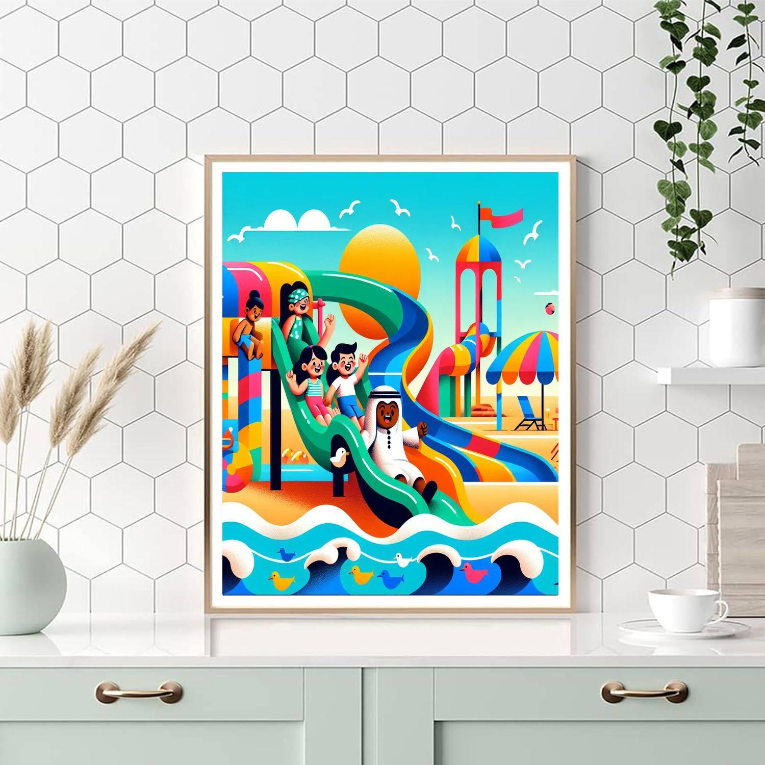 Seaside Adventure Park Paint By Color