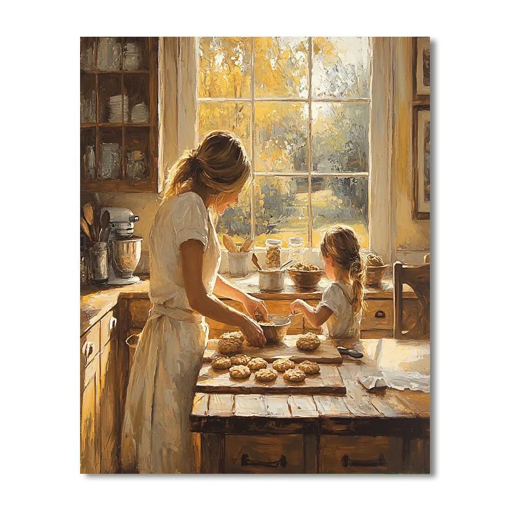 Cooking Together, Memories Forever Paint By Numbers