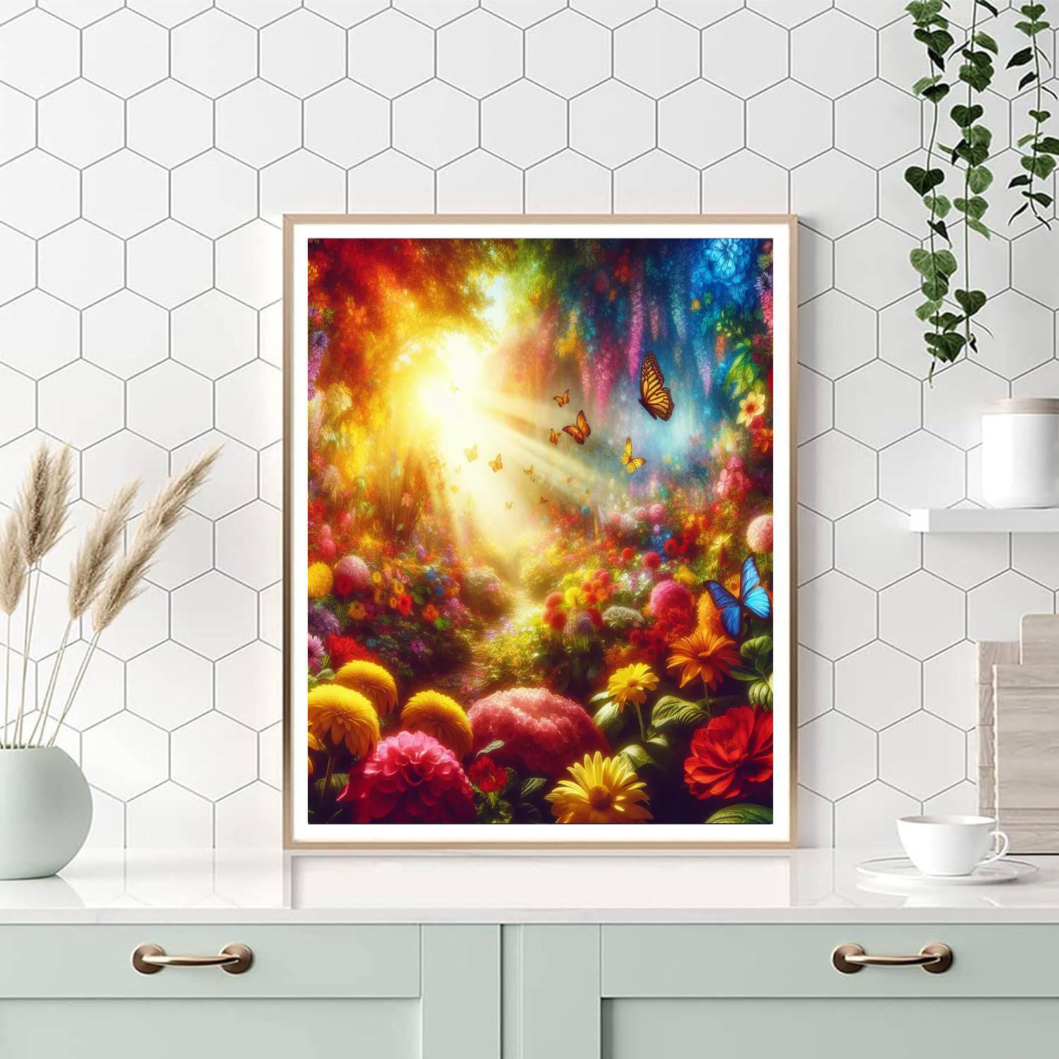 Enchanted Garden Afternoon Paint By Numbers Art