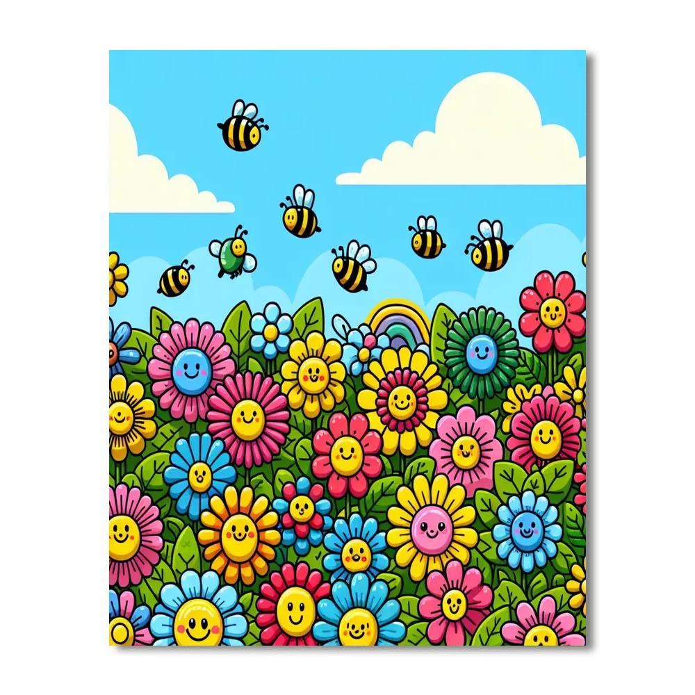 Fun Garden Numbered Painting Kits