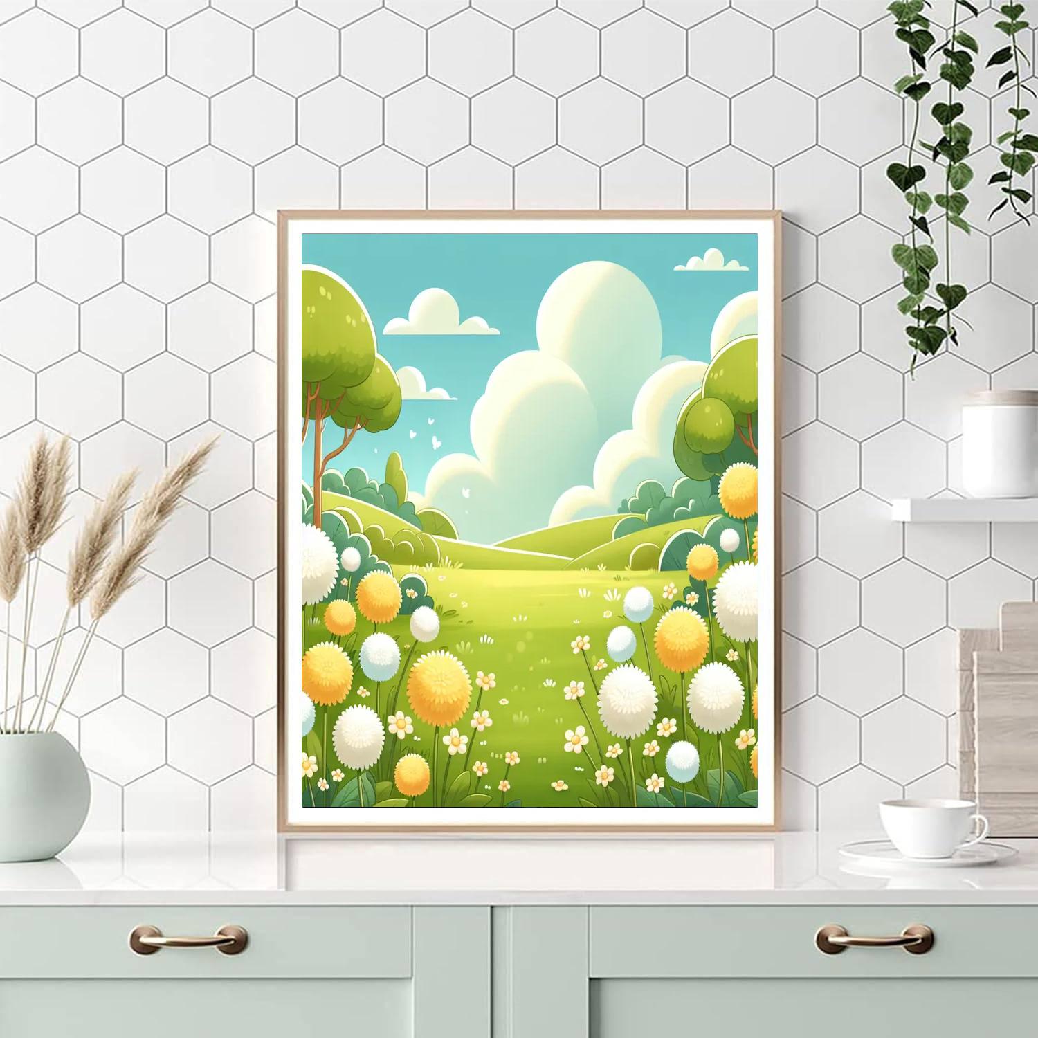 Dreamy Dandelions Paint By Numbers Art