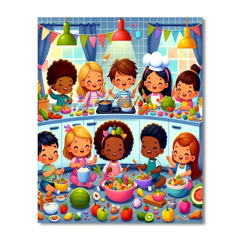 Culinary Arts Number Painting