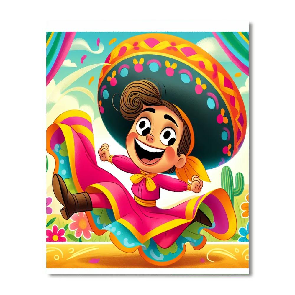 Daring Dancer Painting Number Kit