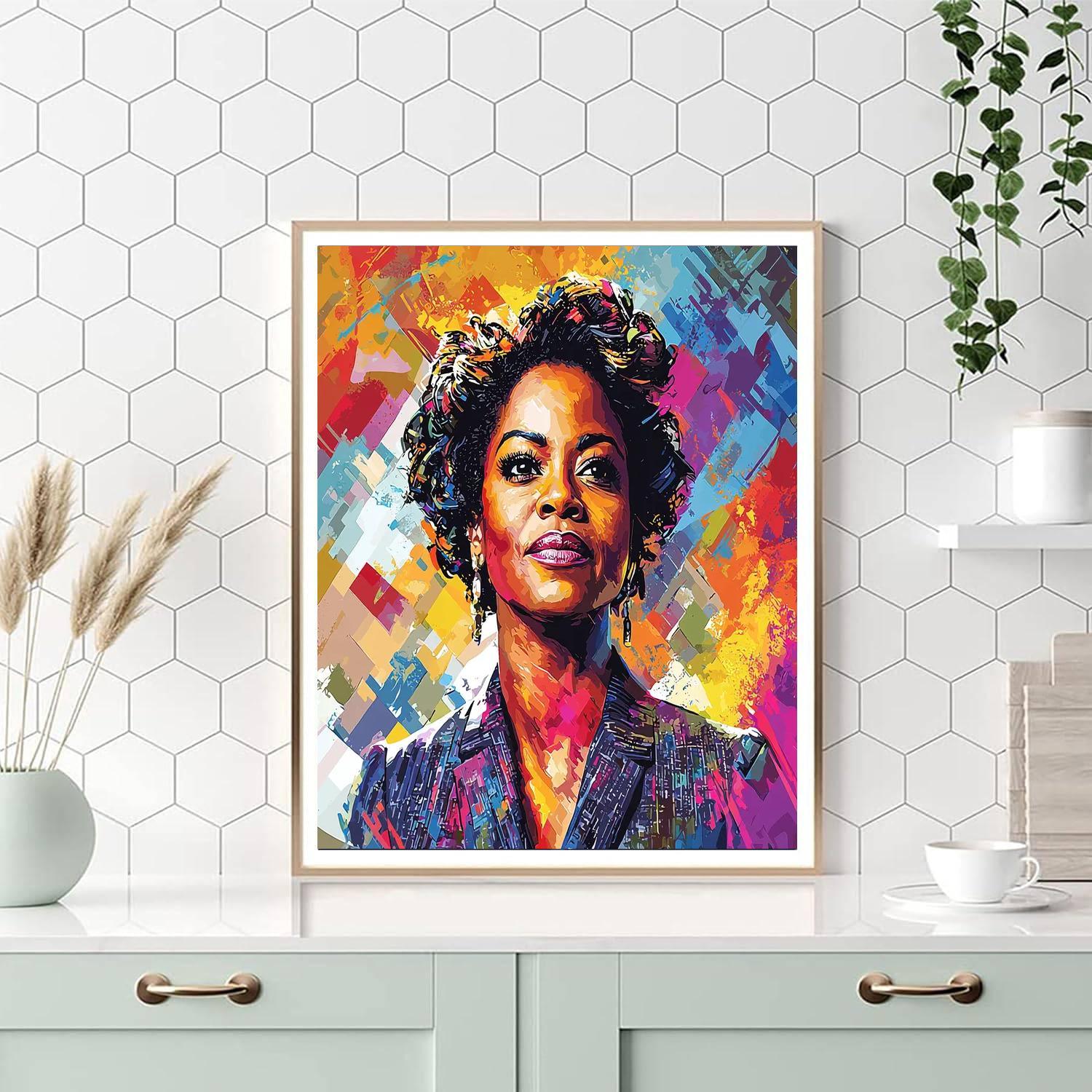 Viola Davis: The Essence Of Resilience As Annalise Keating Paint By Numbers Kits