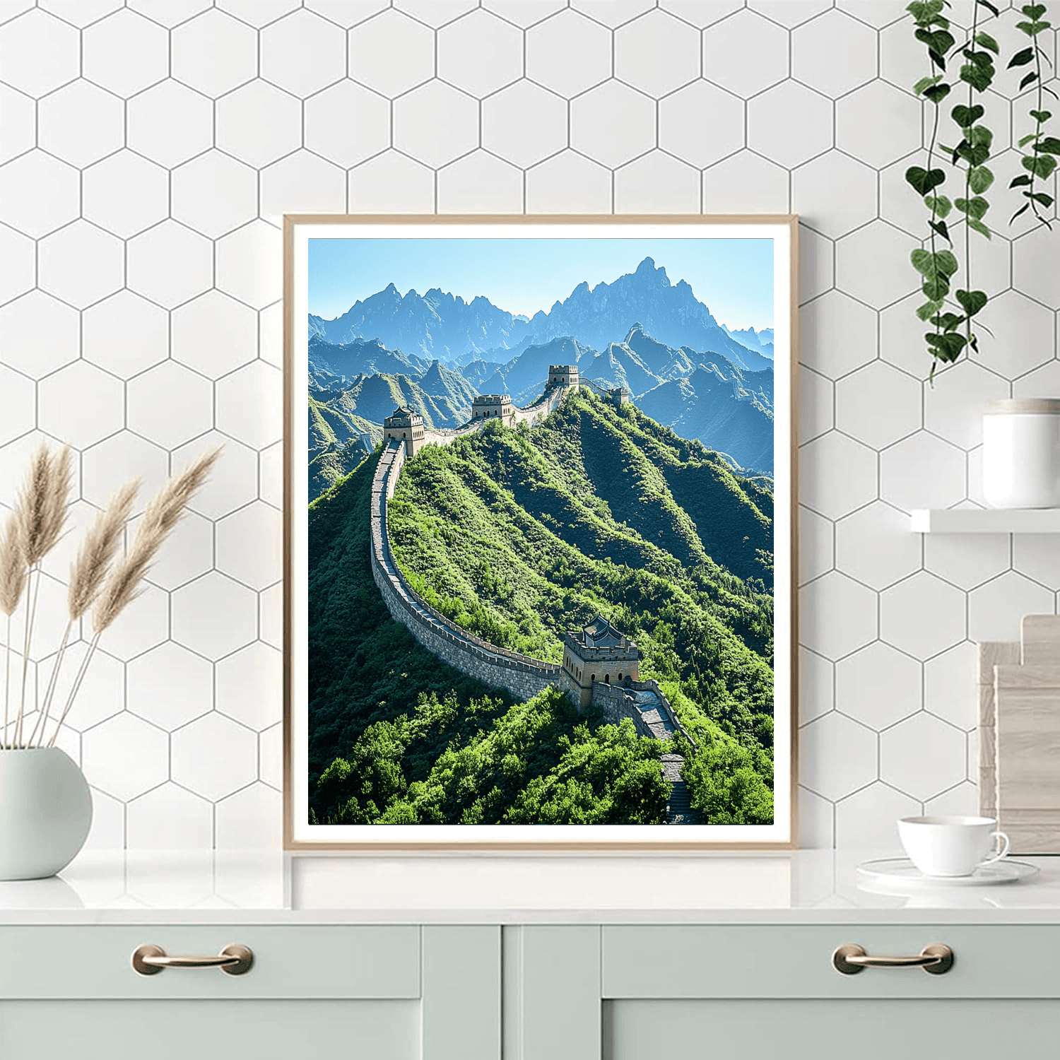 The Great Wall Of China - Badaling Section DIY Paint By Numbers