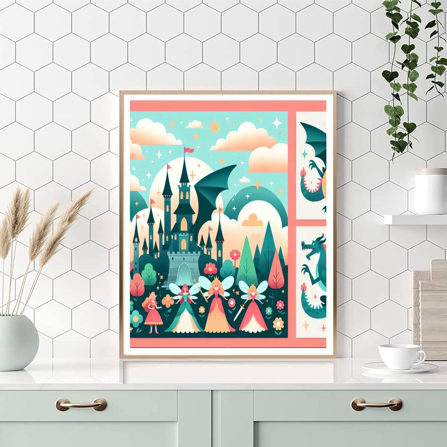 Dreamy Fairy Tale World Paint By Color