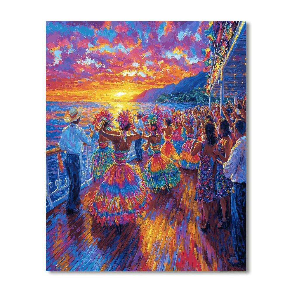 Caribbean Carnaval - Cancun Numbered Painting Kits