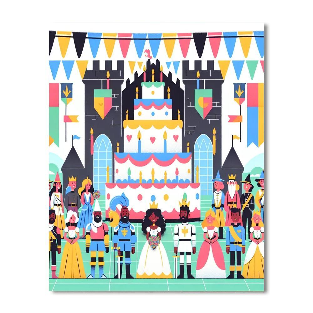 Royal Birthday Celebration Paint By Number