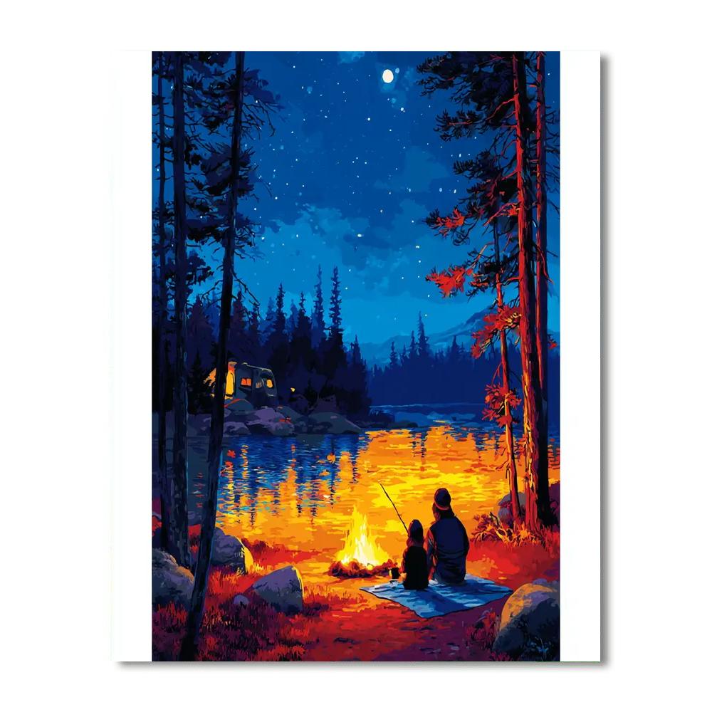 Family Campfire Stories Paint By Numbers Kits