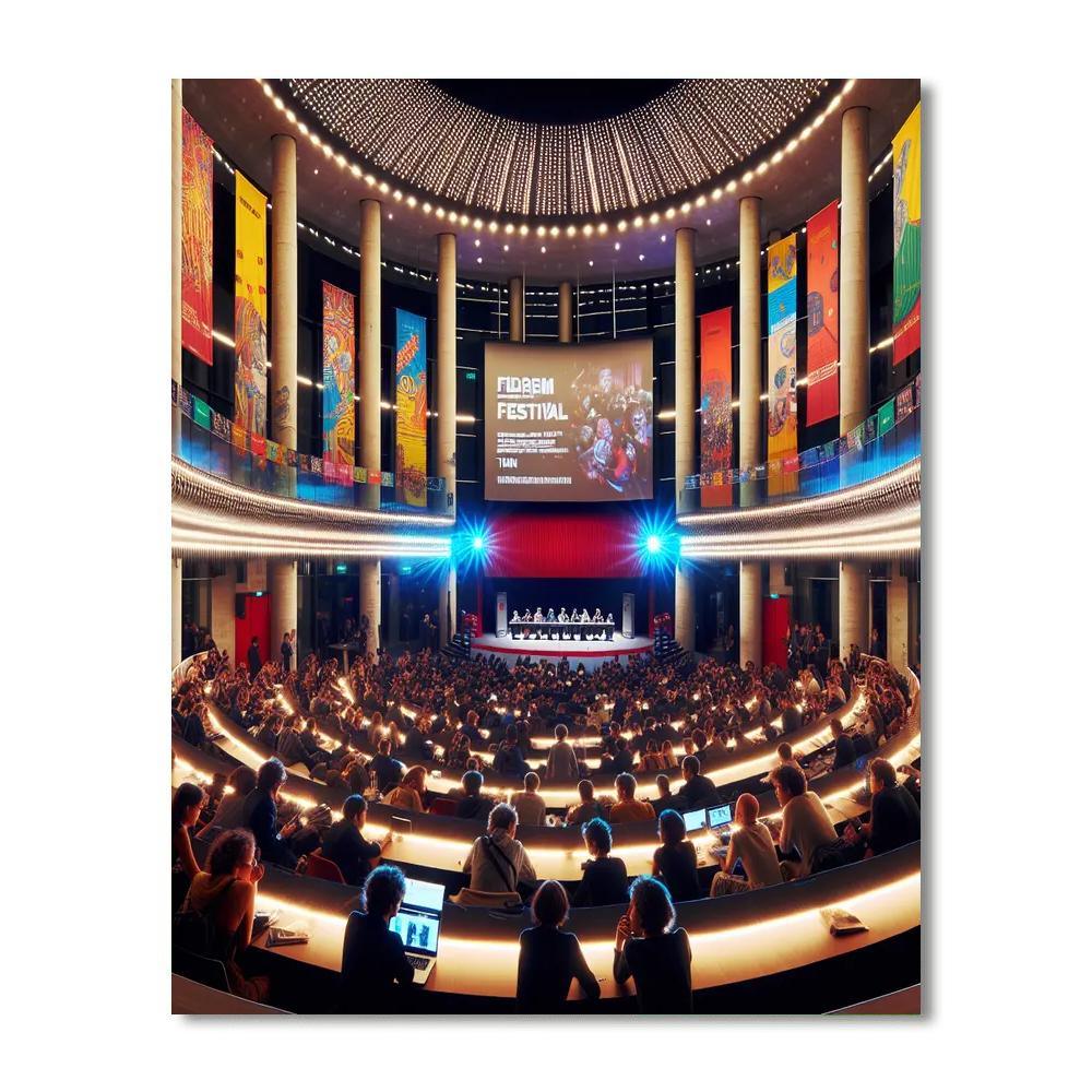 Torino Film Festival - Italy Painting Number Kit