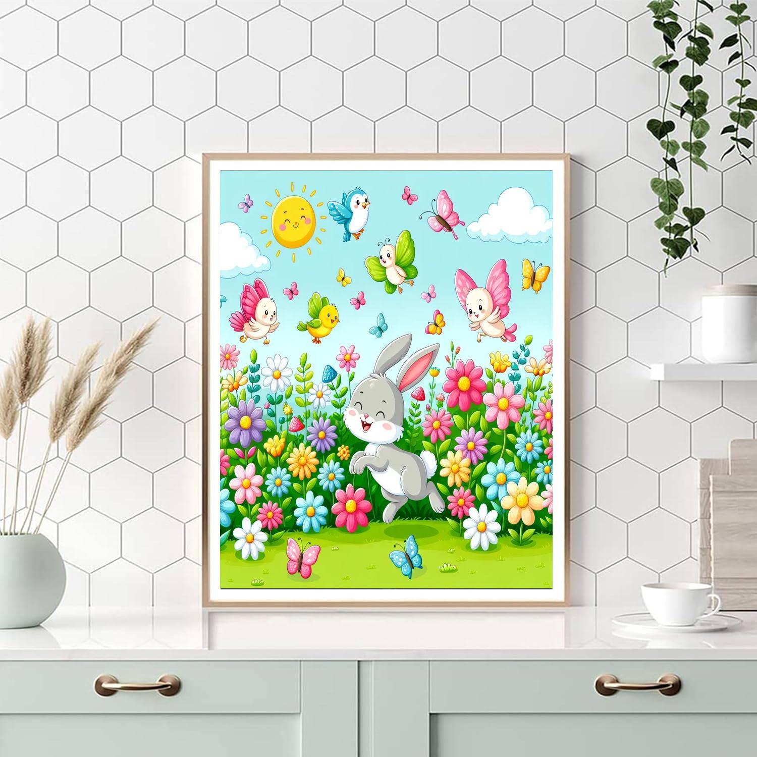 Charming Garden Adventure Paint By Numbers