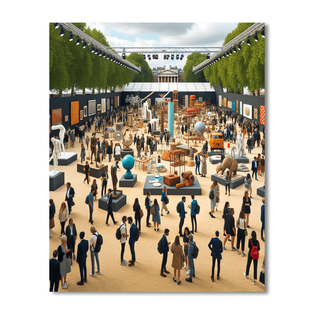 Frieze Art Fair - United Kingdom Numbered Painting Kits