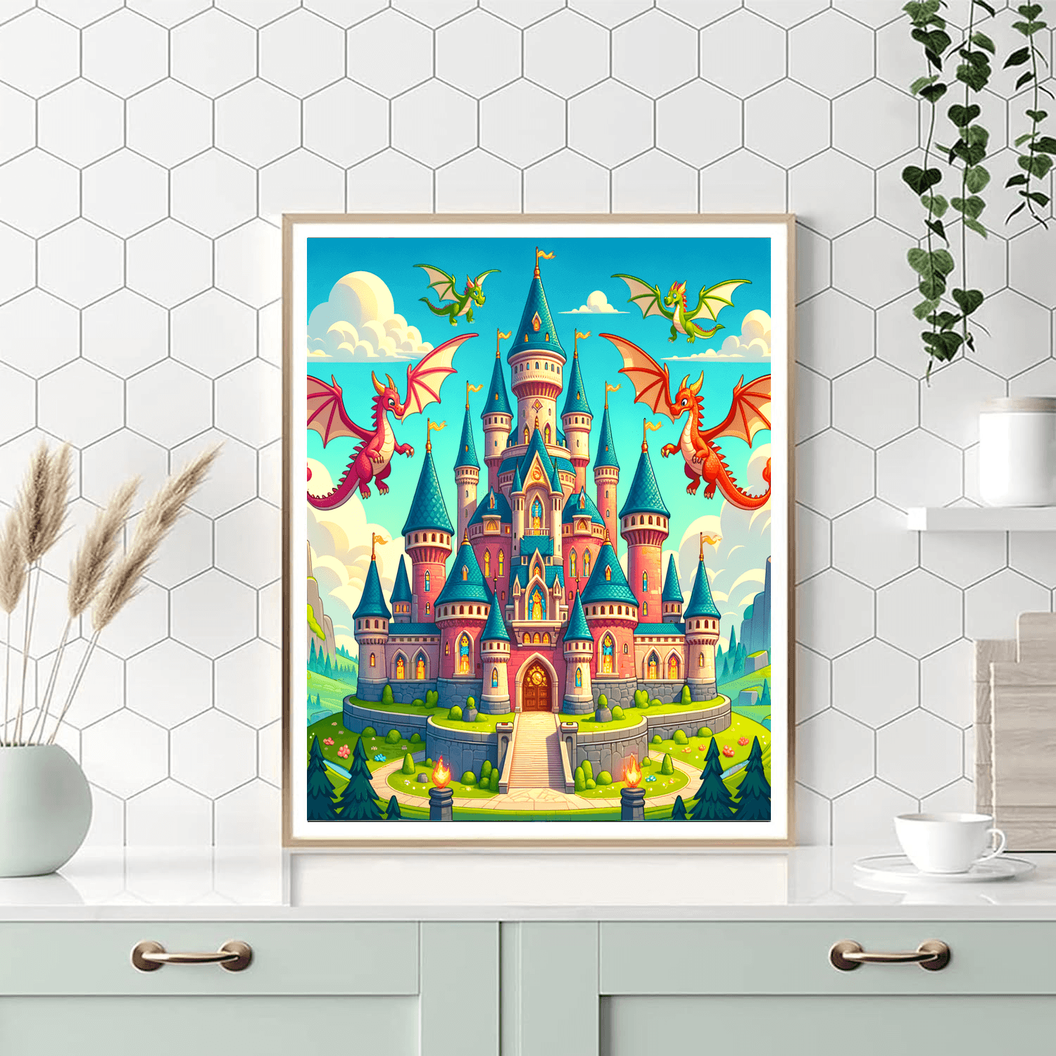 Magic Castle Quest DIY Paint By Numbers