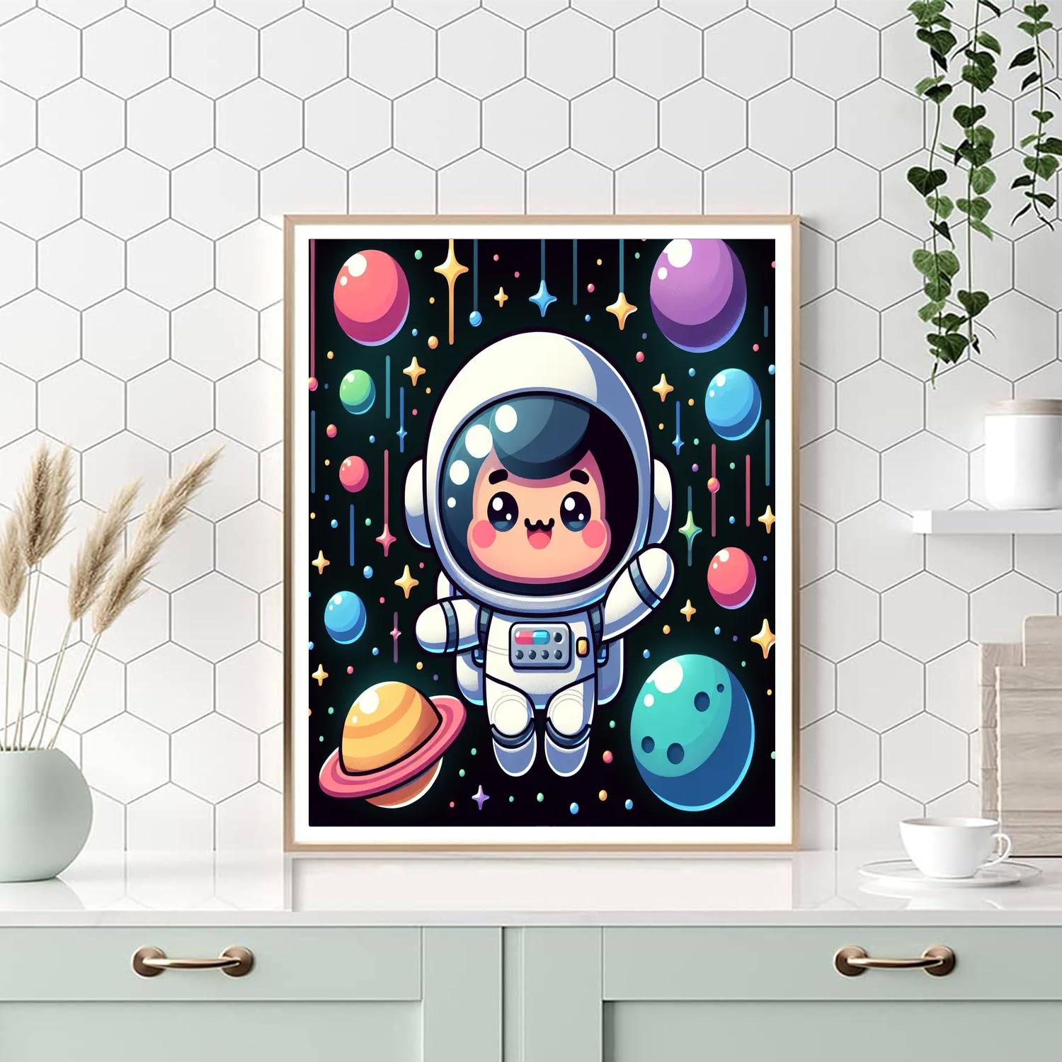 Space Adventurer Paint By Color