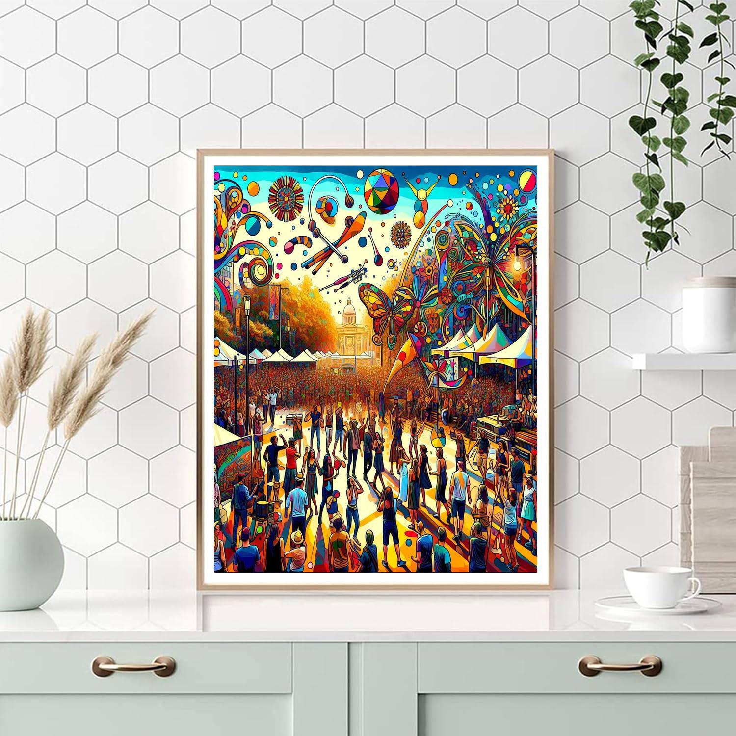 Adelaide Fringe - Adelaide, Australia Paint By Color