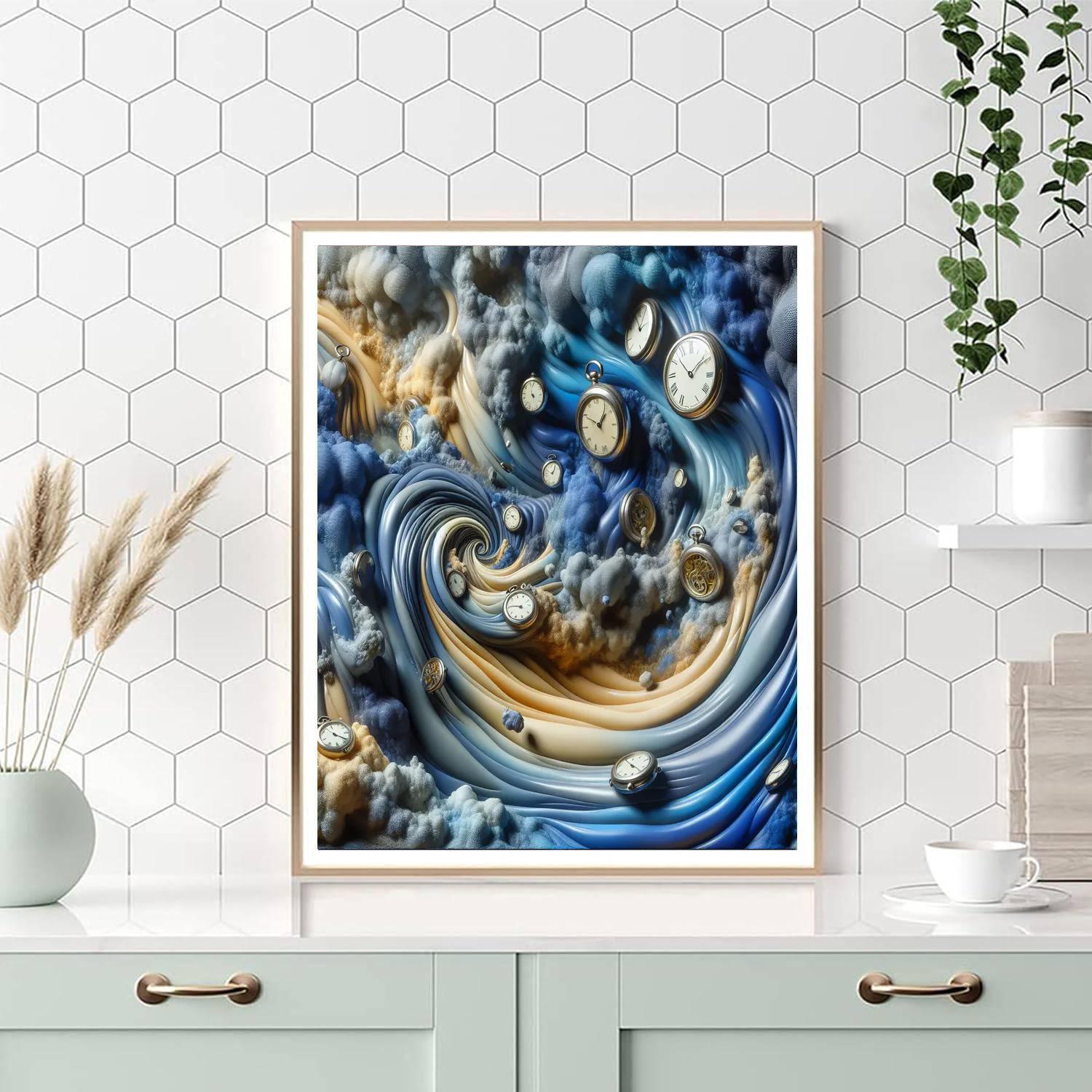 Surreal Time Warp Painting By Numbers Kit