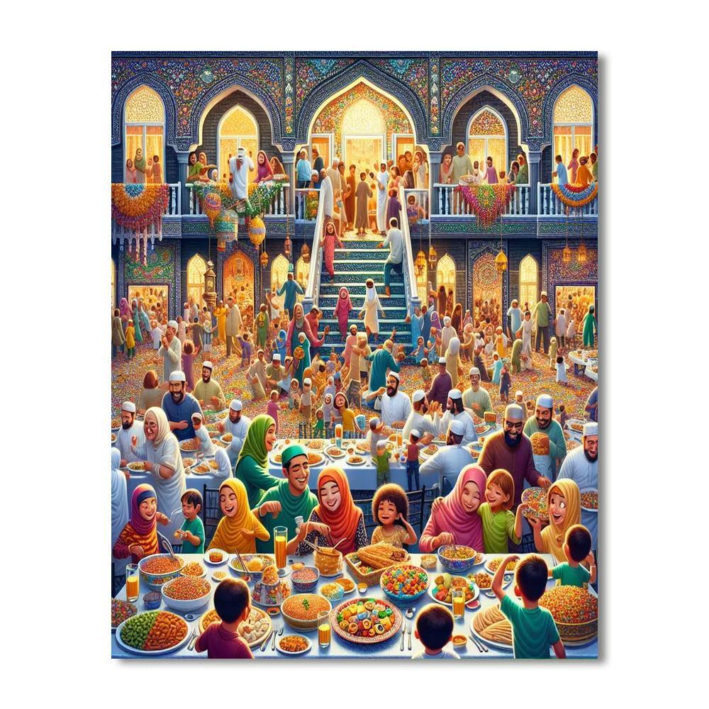 Eid Al-fitr - Global Painting By Numbers Kit
