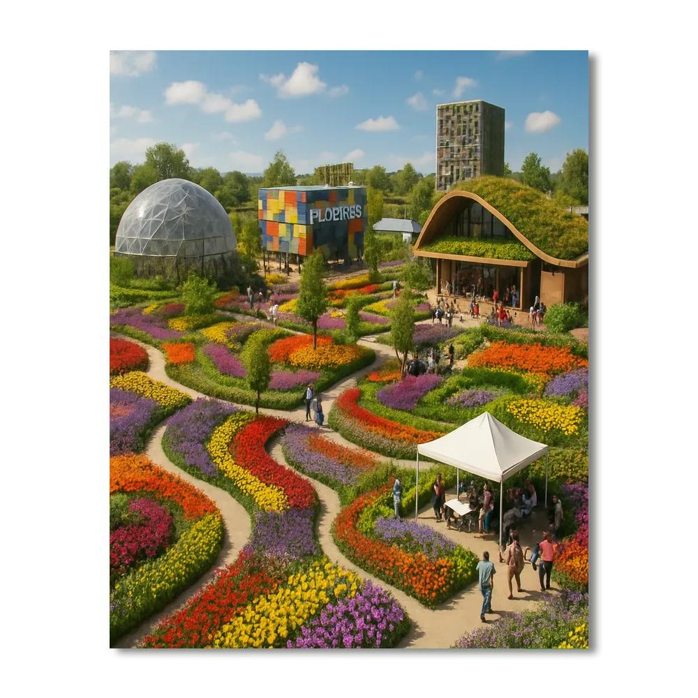Floriade Expo - Almere, Netherlands Painting Number Kit