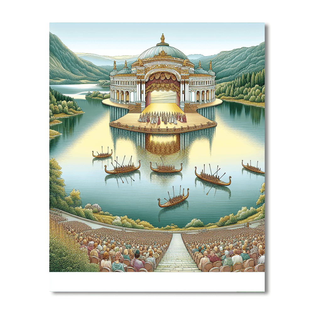 Bregenz Festival - Austria Number Painting