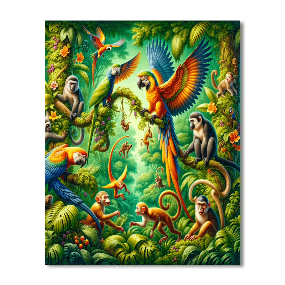 Jungle Mystique DIY Paint By Numbers