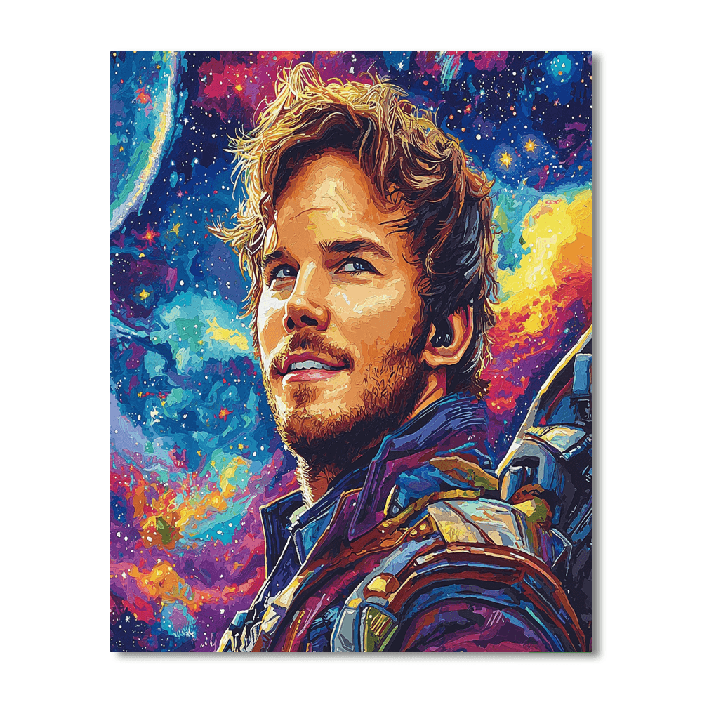 Chris Pratt: Unleashing The Spirit Of Star-lord Paint By Number