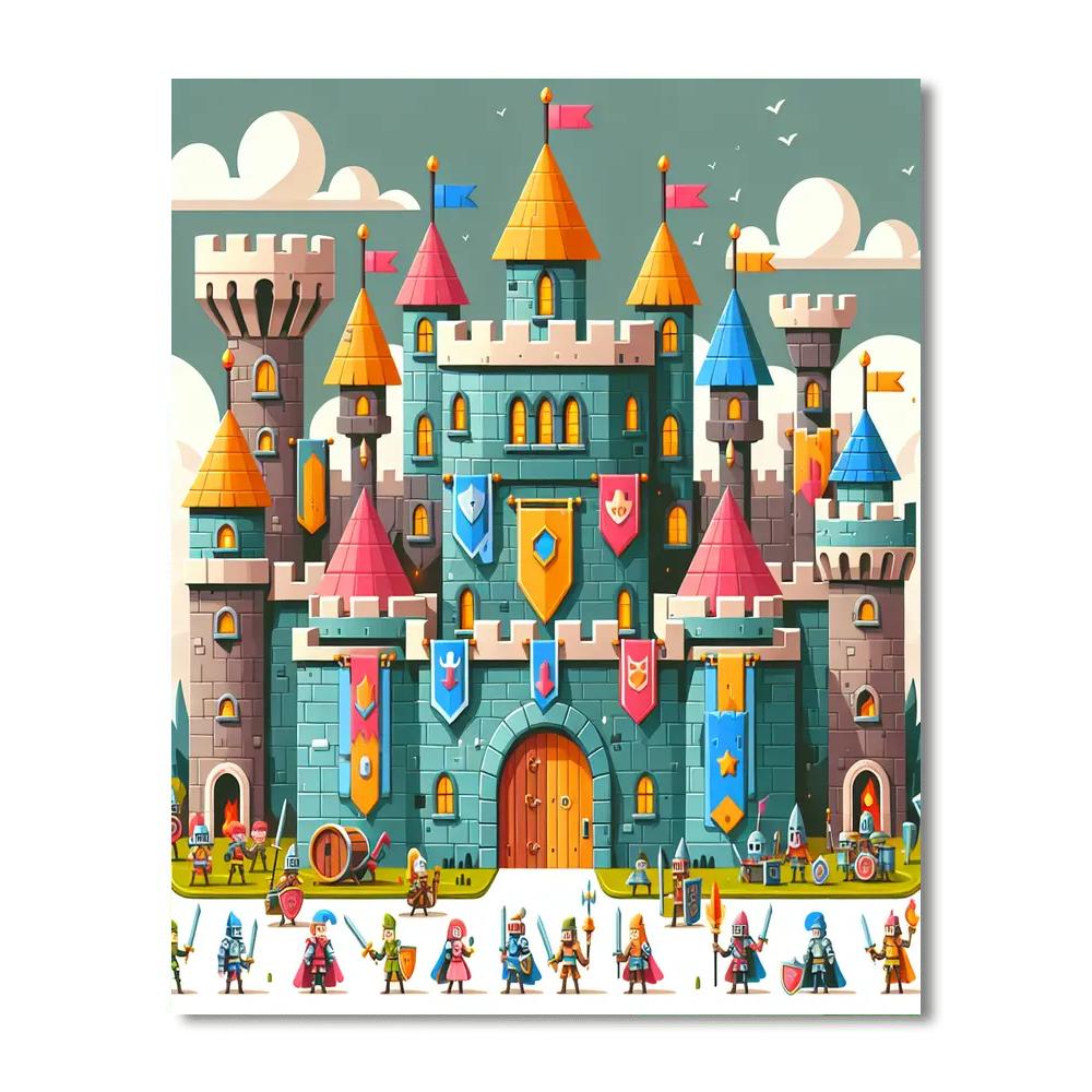 Adventure Castle Escape Paint By Number