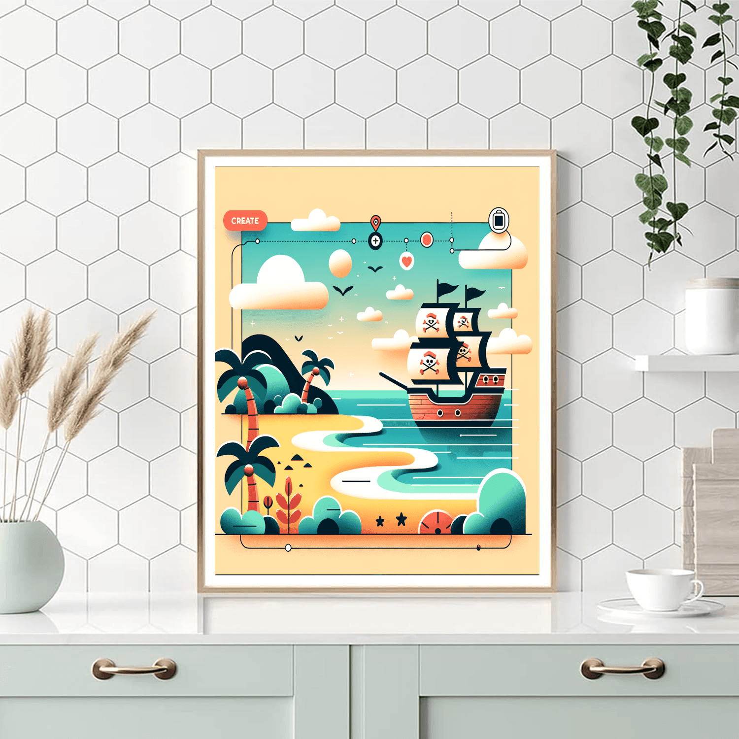 Treasure Island Tales Painting By Numbers Kit