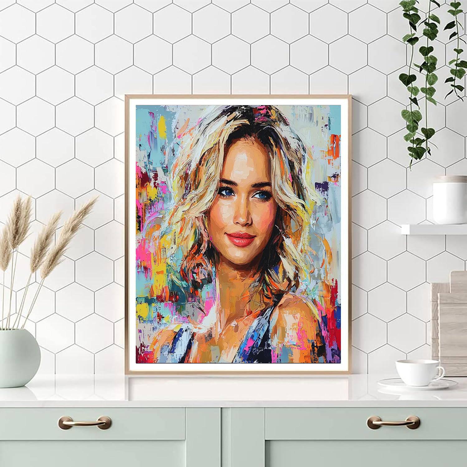Jennifer Lawrence: From Hunger Games To Iconic Stardom Numbered Painting Kits