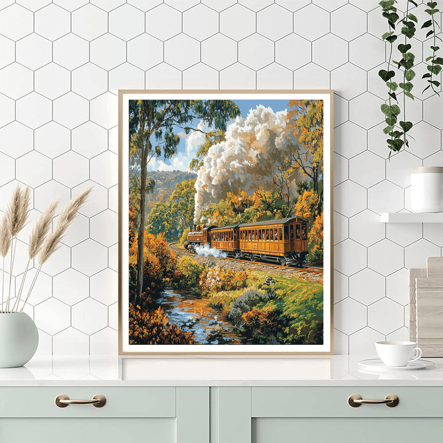 Puffing Billy Railway Numbered Painting Kits