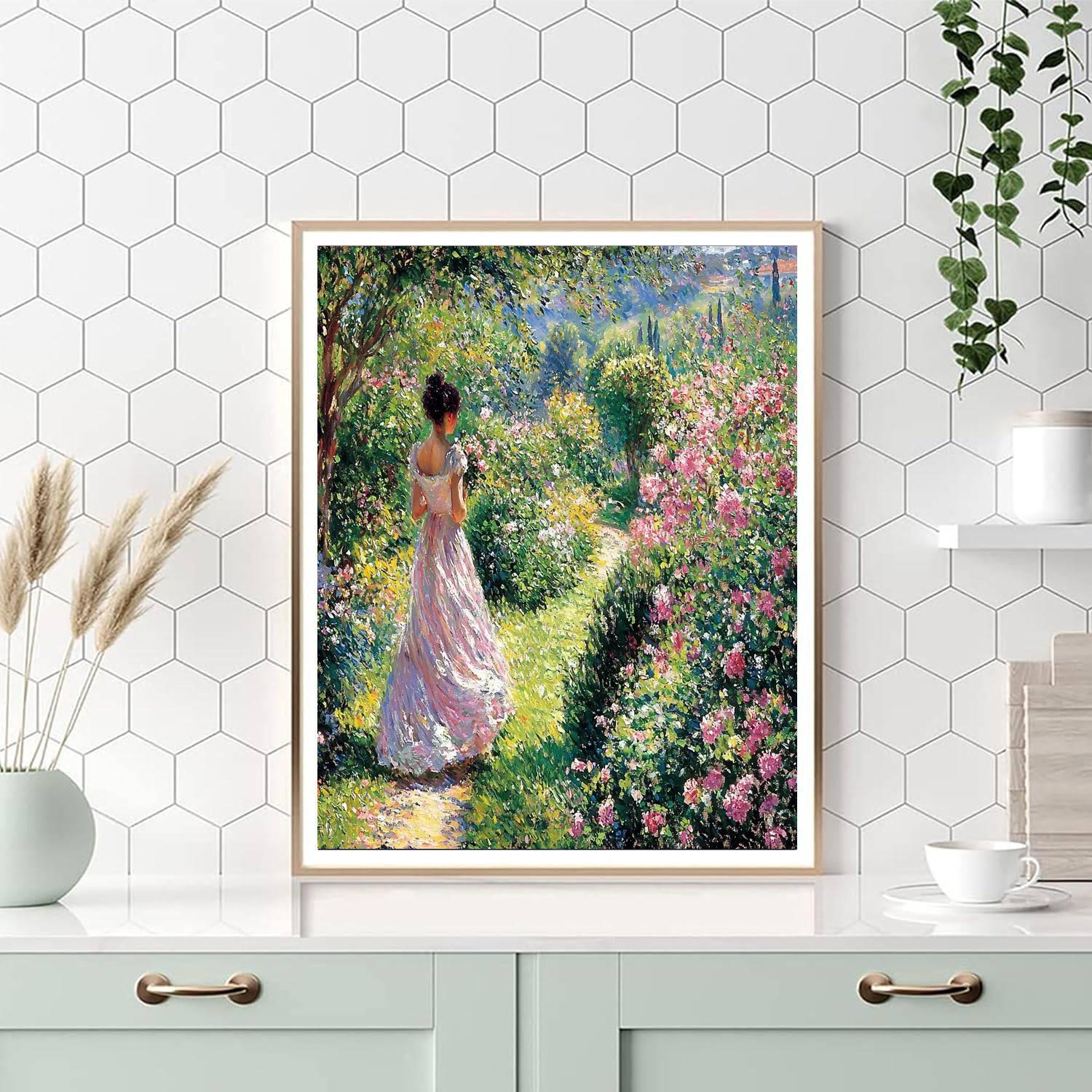 Pierre-Auguste Renoir Inspired Pastel Portraits Of Spring  DIY Paint By Numbers