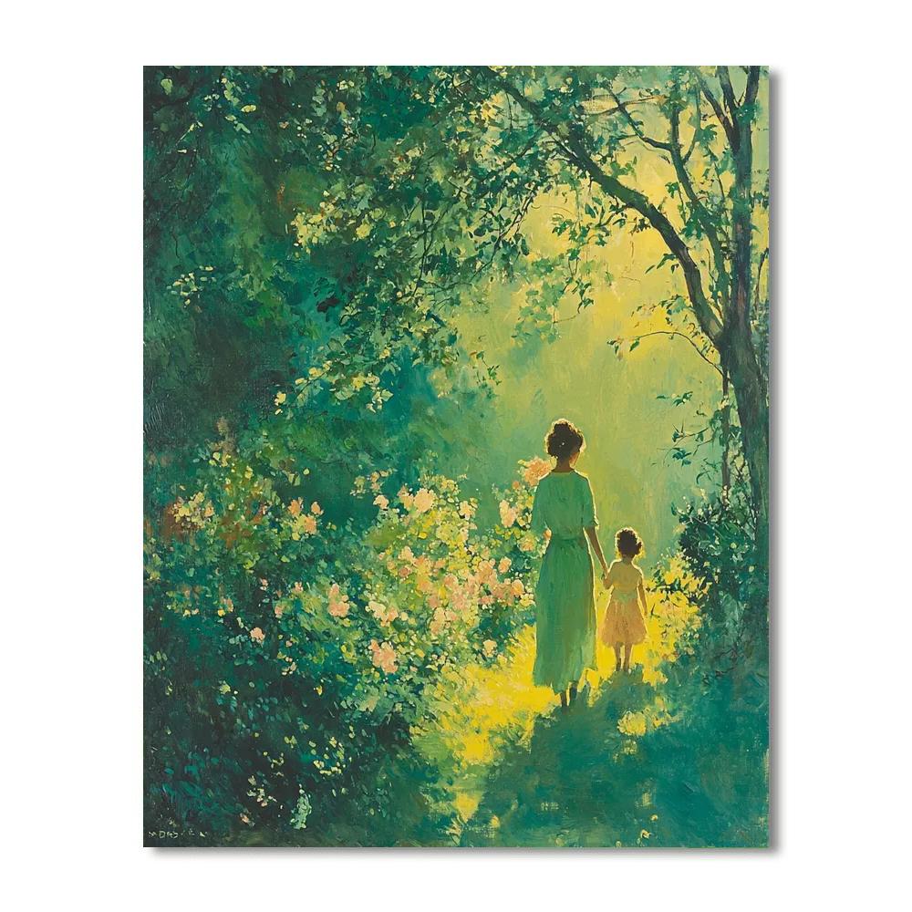 Cherished Garden Walk Paint By Number