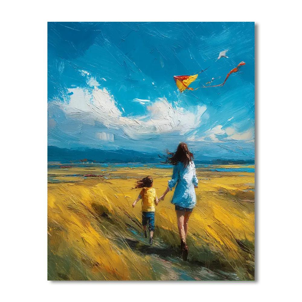 Kite-flying Dreams Paint By Color