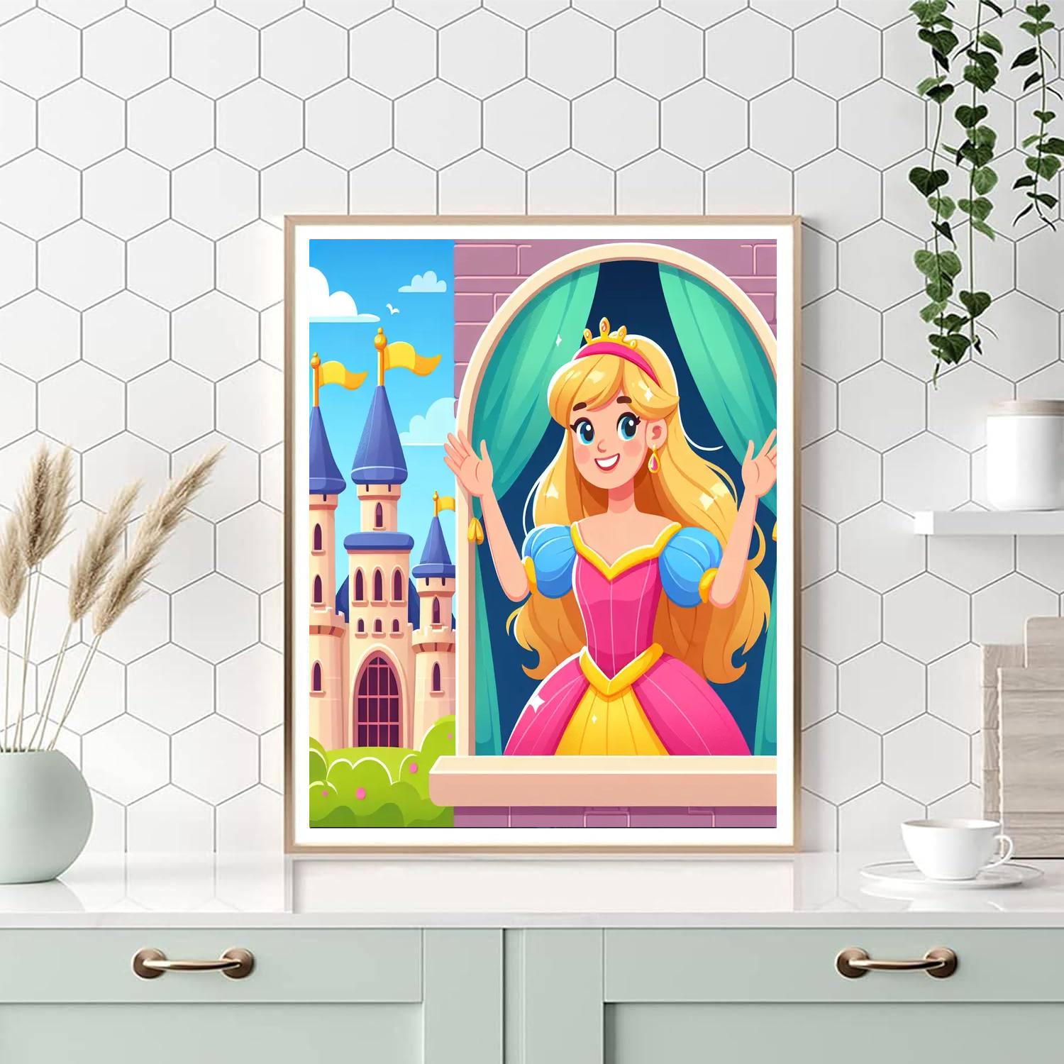 Fairytale Princess Land Paint By Color