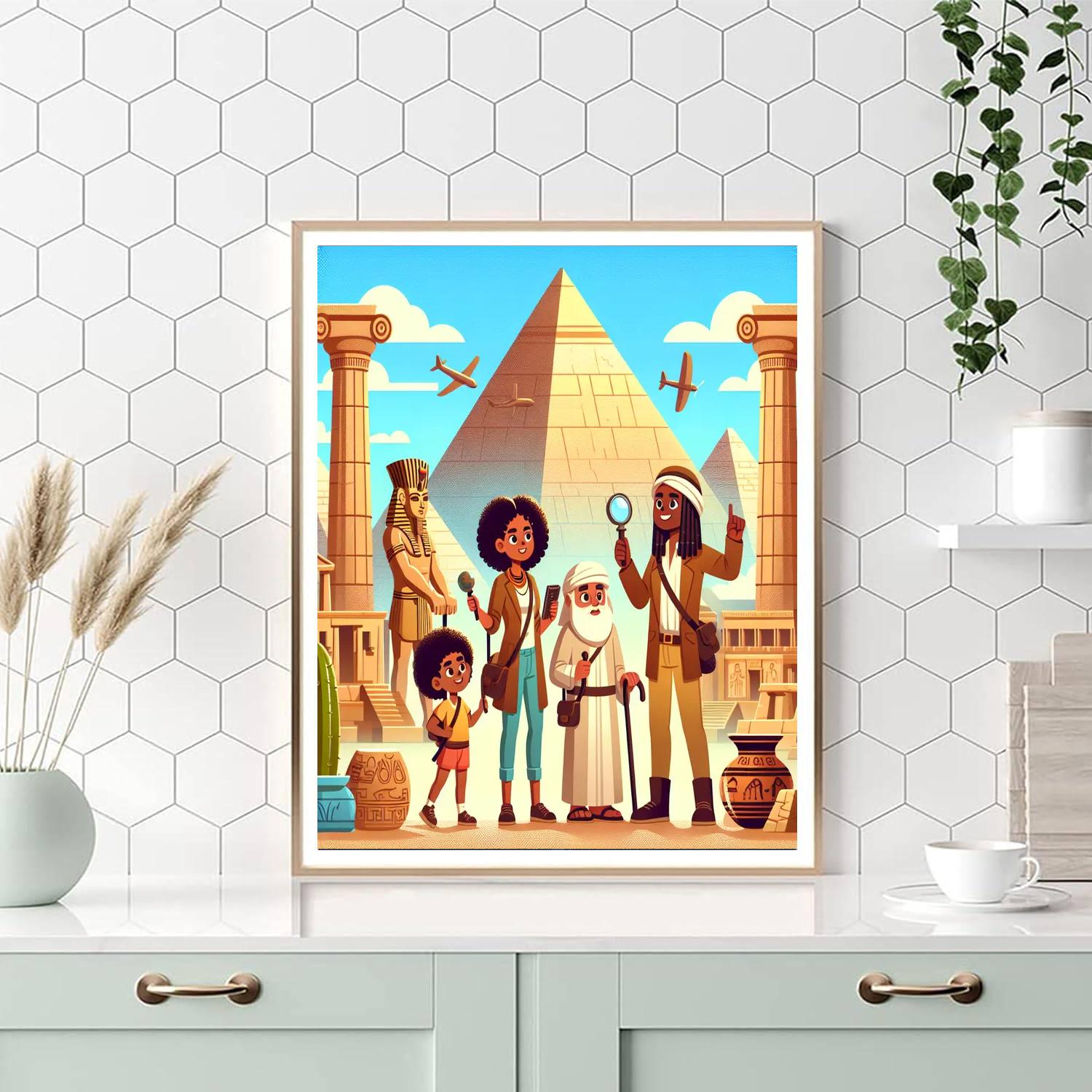 Explorers Of Ancient Civilizations Paint By Numbers