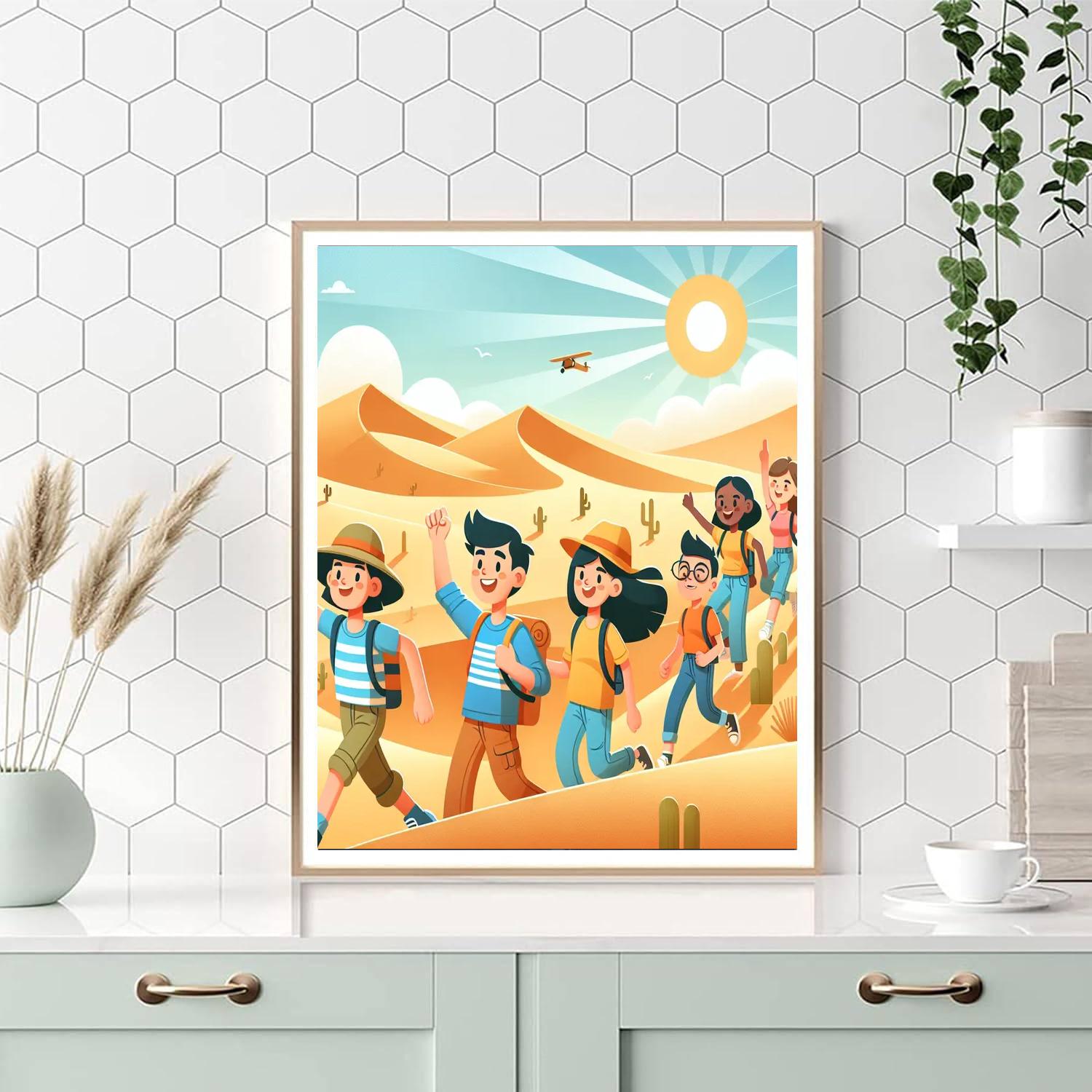 Exploring Desert Dunes Painting By Numbers Kit