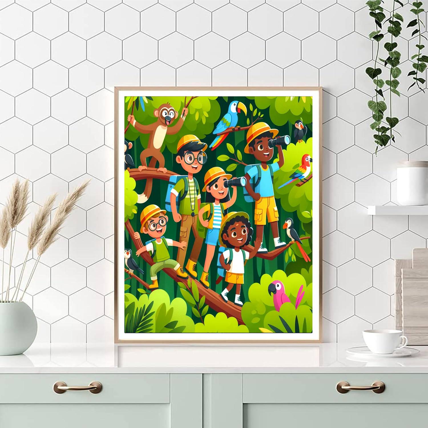 Epic Treetop Adventure Painting By Numbers Kit