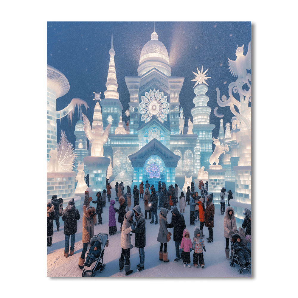 Sapporo Snow Festival - Hokkaido Numbered Painting Kits
