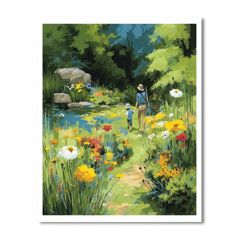 Mom's Secret Garden Paint By Numbers Kits