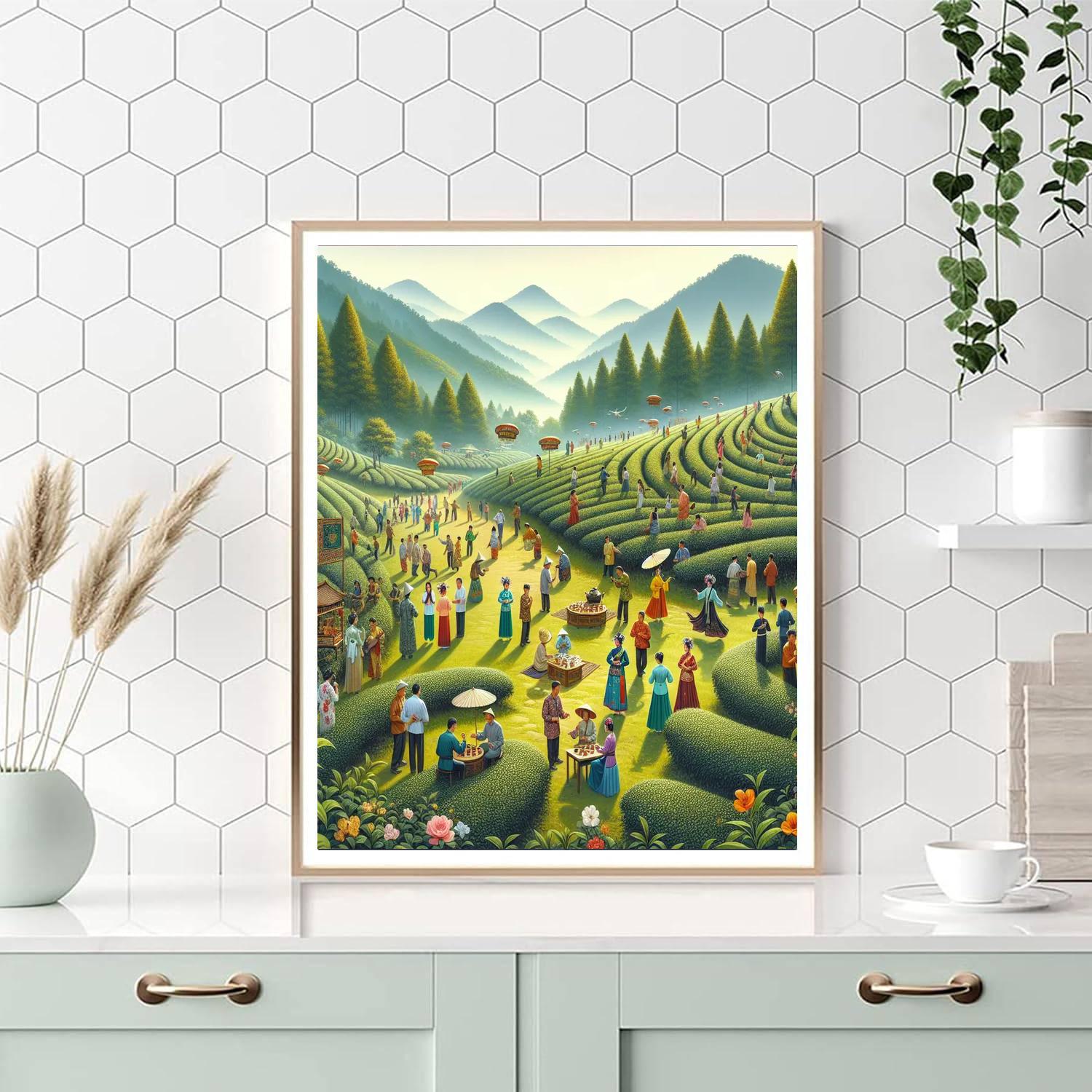 Cameron Highlands Tea Festival Paint By Numbers