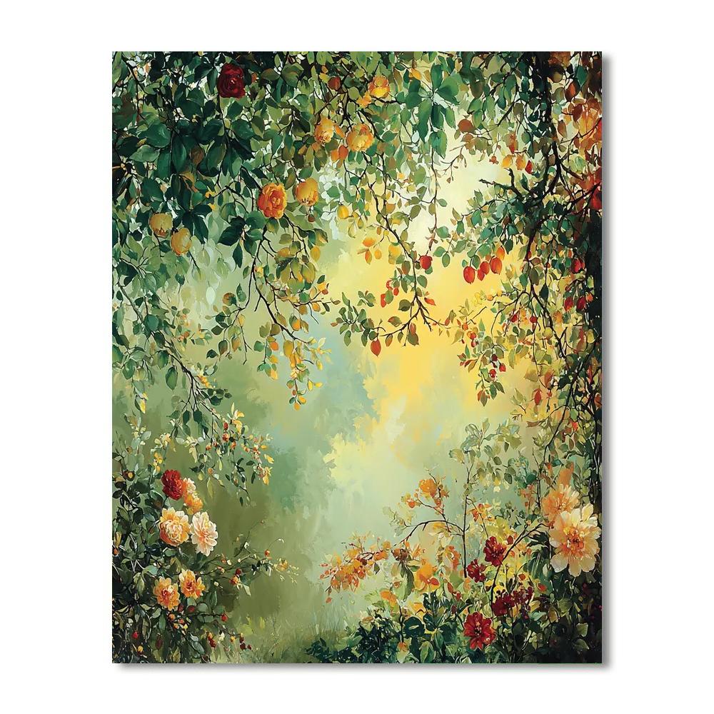 Leonardo Da Vinci Inspired Mystical Seasons  Painting Number Kit