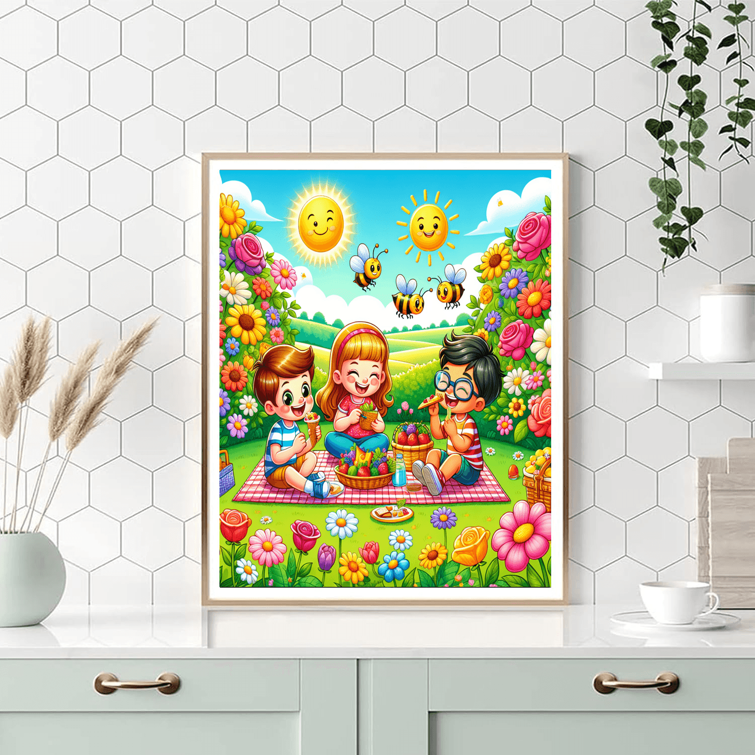 Whimsical Garden Celebration Paint By Numbers